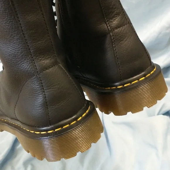 Dr. Martens Black Lace-Up Women's Boots - Picture 10 of 15